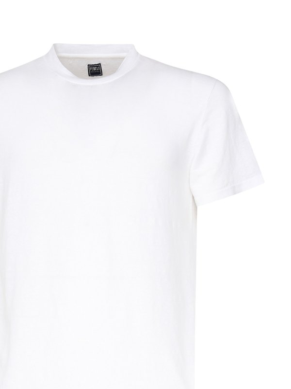 The Best Shops FEDELI: T-shirts - T-Shirt - Weiß