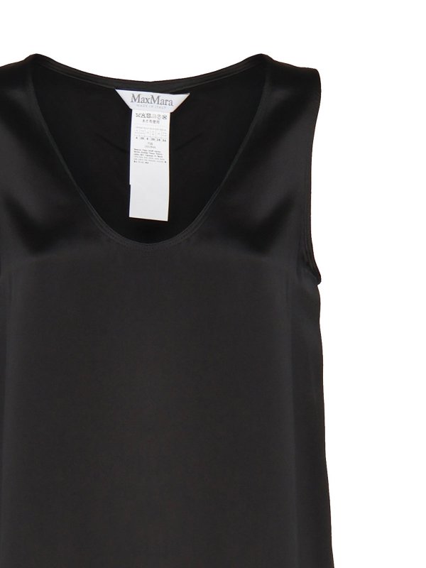 The Best Shops Max Mara: Tops und Tank Tops - Top - Schwarz