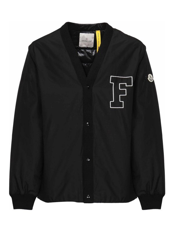 MONCLER: ダウン・ハイテクジャケット - ダウンジャケット - 黒