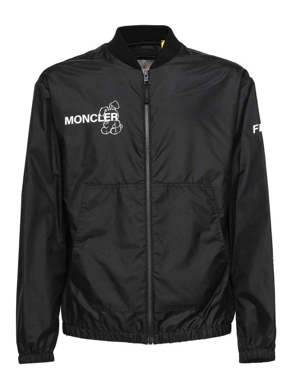 MONCLER: Bomberjacken - Bomberjacke - Schwarz