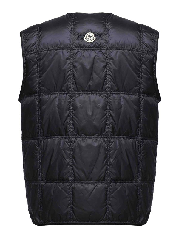 MONCLER: Vestes-rembourrees online - Blouson Rembourré - Bleu
