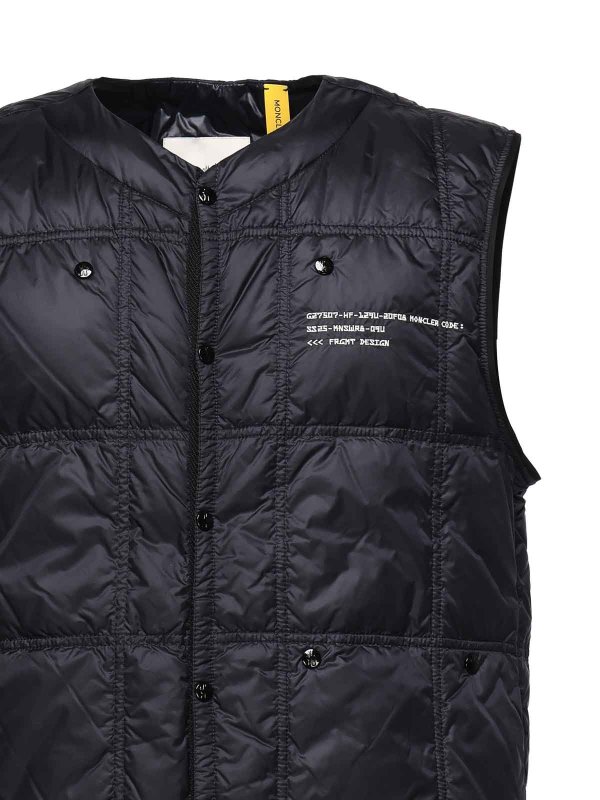 The Best Shops MONCLER: Vestes-rembourrees - Blouson Rembourré - Bleu