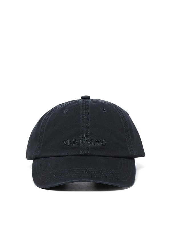 STONE ISLAND: 帽子＆キャッブ - カジュアルジャケット - 黒