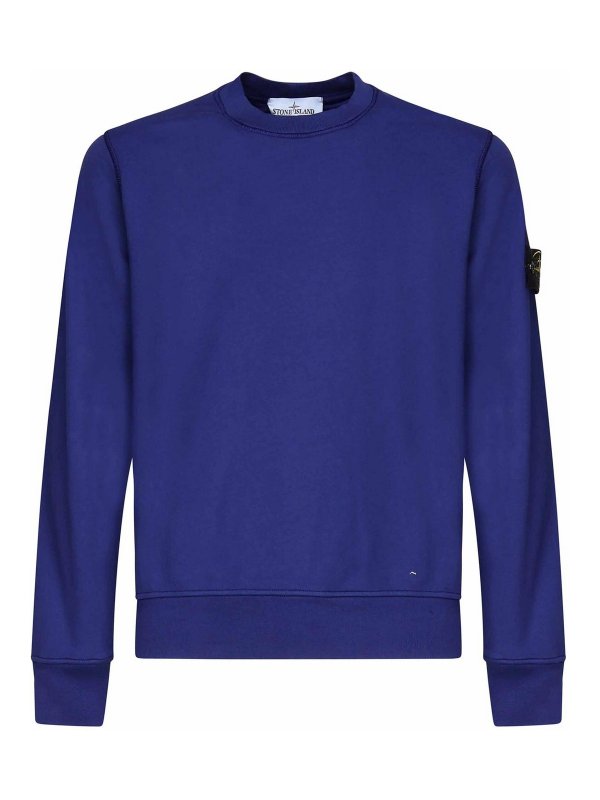 STONE ISLAND: Sweatshirts & Pulls - Sweat-Shirts - Bleu
