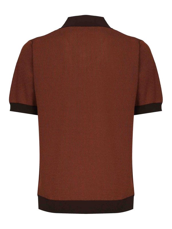 ZANONE: ポロシャツ online - ポロシャツ - ブラウン