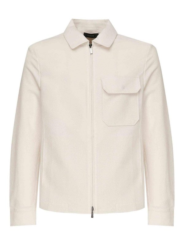 ZANONE: カジュアルジャケット - カジュアルジャケット - 白