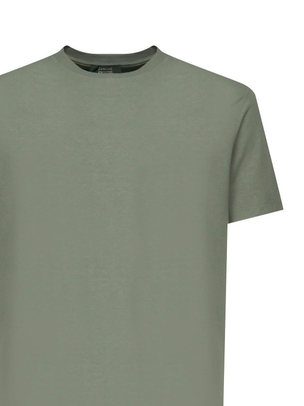 The Best Shops ZANONE: T-shirts - T-Shirt - Dunkelgrün