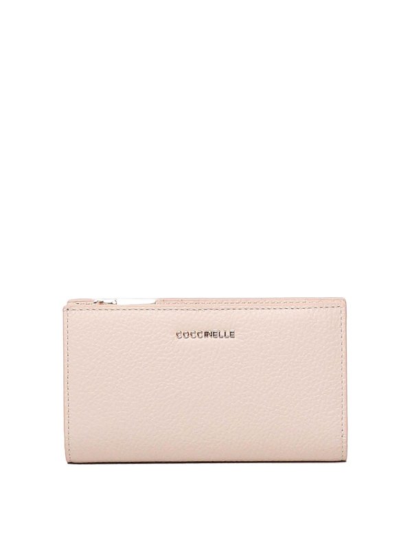 COCCINELLE: 財布＆ポーチ - 財布 - ヌードカラー