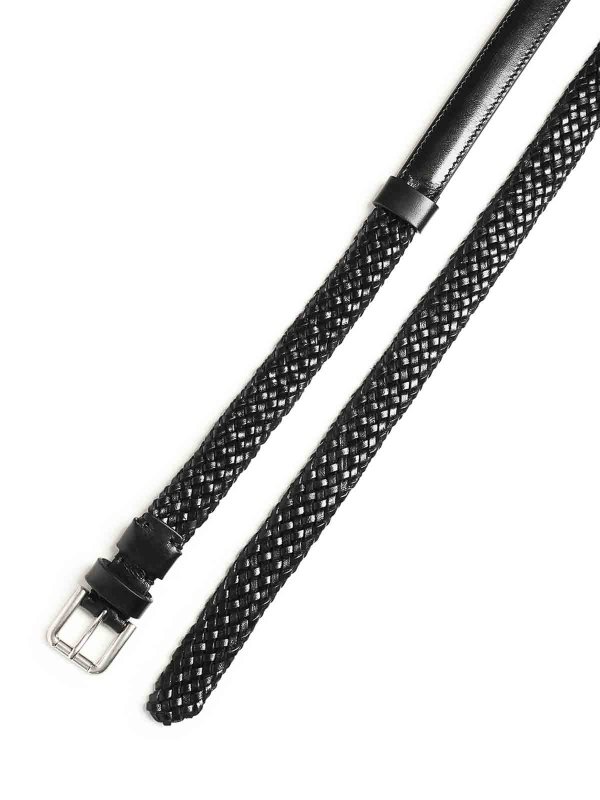 DOLCE & GABBANA: belts online - Leather Belt With Buckle