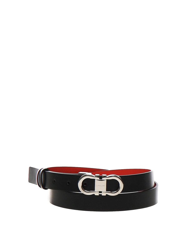 FERRAGAMO: Gürtel - Gürtel - Schwarz