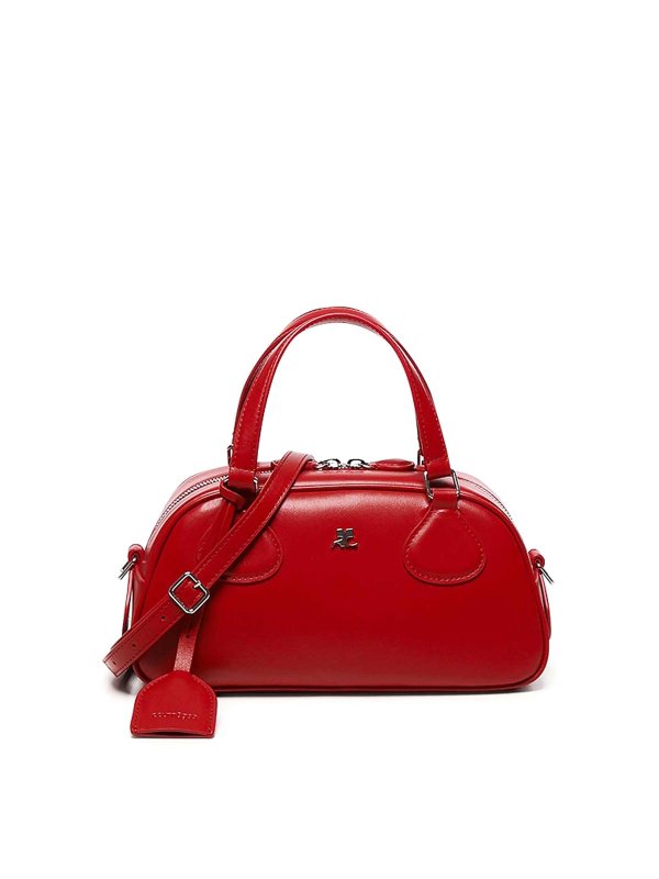 Courreges: cross body bags - Friday Bowling Bag