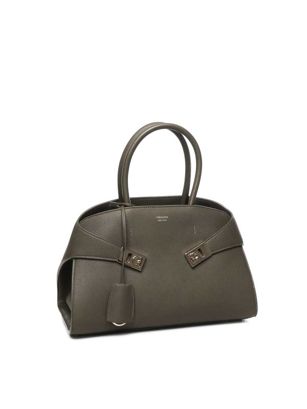 The Best Shops FERRAGAMO: Handtaschen - Shopper - Grün