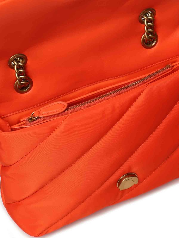 Borsa in tessuto trapuntato in borsa love shop online: Pinko
