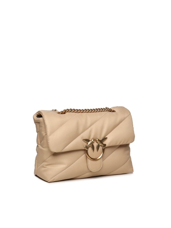 The Best Shops Pinko: cross body bags - Love Bag Quilted Fabric Shoulder Bag