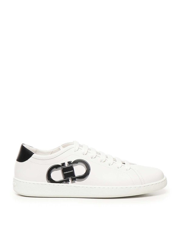 FERRAGAMO: sneakers - Double Gancini Sneaker