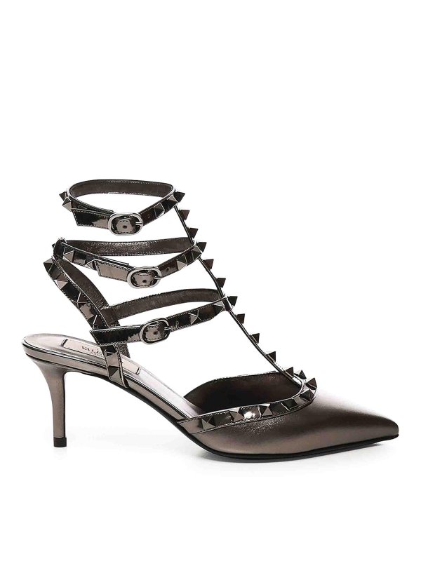 VALENTINO GARAVANI: court shoes - Pumps With Rockstud Straps