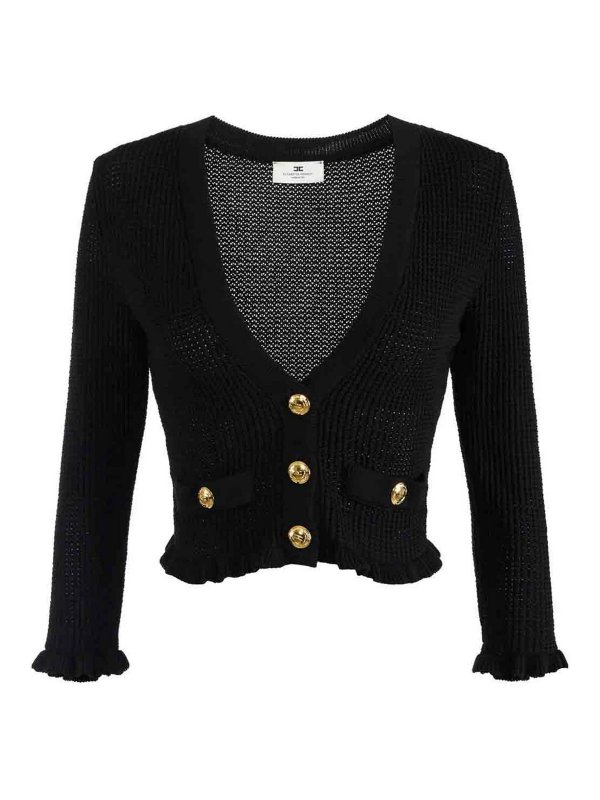 ELISABETTA FRANCHI: ボートネック - ボートネック - 黒