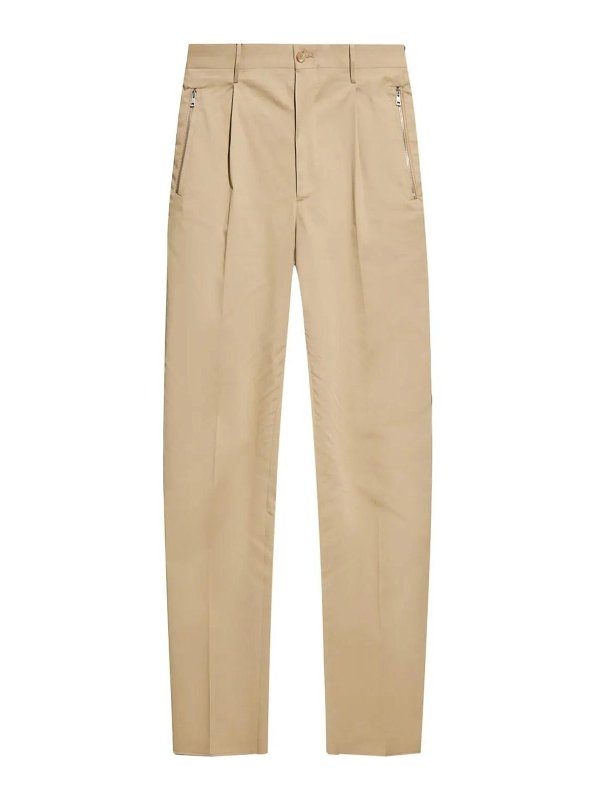 ETRO: casual trousers - Carrot Leg Trousers W/Zipped Pockets