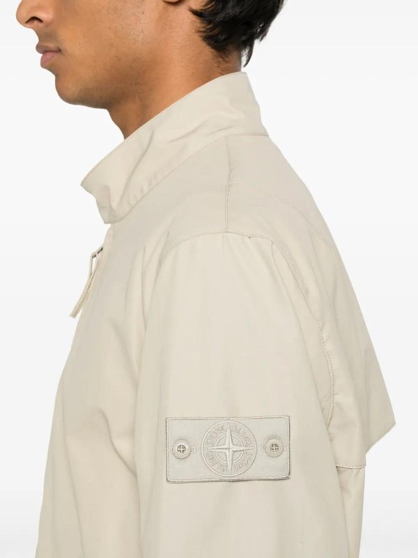 The Best Shops STONE ISLAND: cappotti corti - Capospalla Ghost Beige