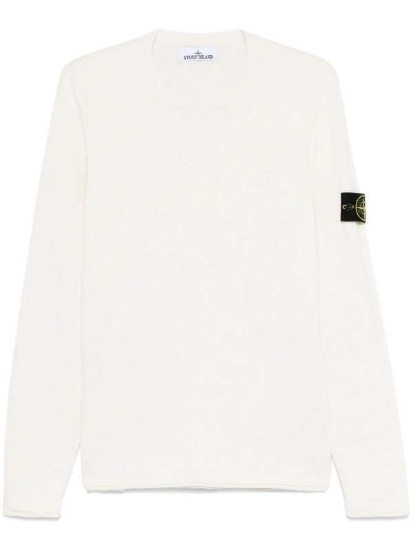 Ivory shirt shop online: STONE ISLAND