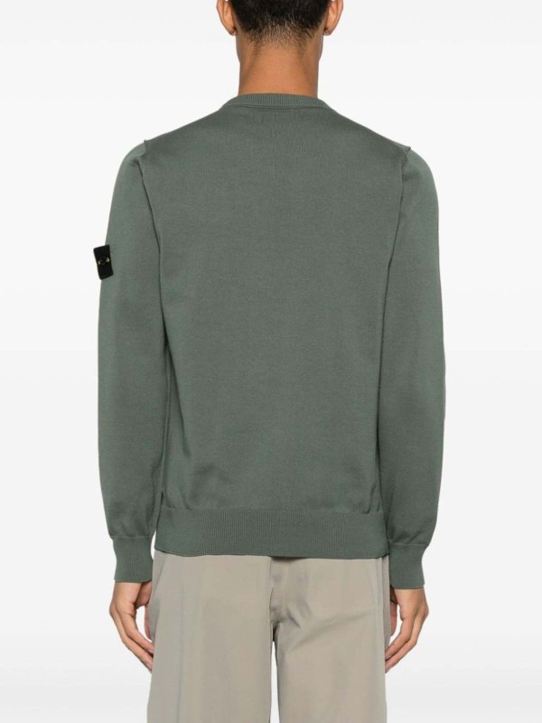 STONE ISLAND: maglia collo a barchetta online - Maglia Muschio