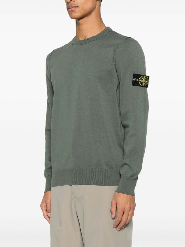 The Best Shops STONE ISLAND: maglia collo a barchetta - Maglia Muschio