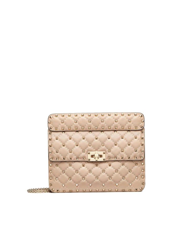 VALENTINO GARAVANI: ショルダーバッグ - ショルダーバッグ - ヌードカラー