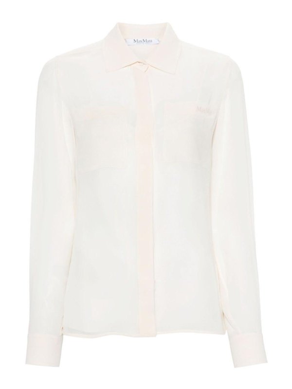 Max Mara: Hemden - Hemd - Beige