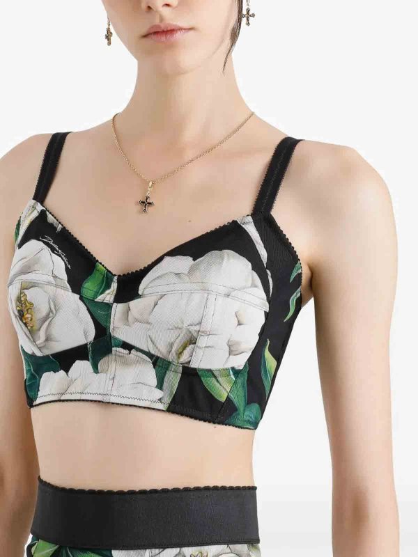 The Best Shops DOLCE & GABBANA: Tops y camisetas sin mangas - Top - Multicolor