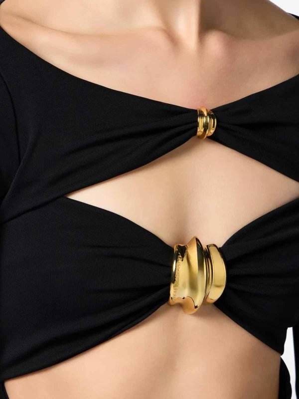 ELISABETTA FRANCHI: abiti al ginocchio online - Abito Donna Nero