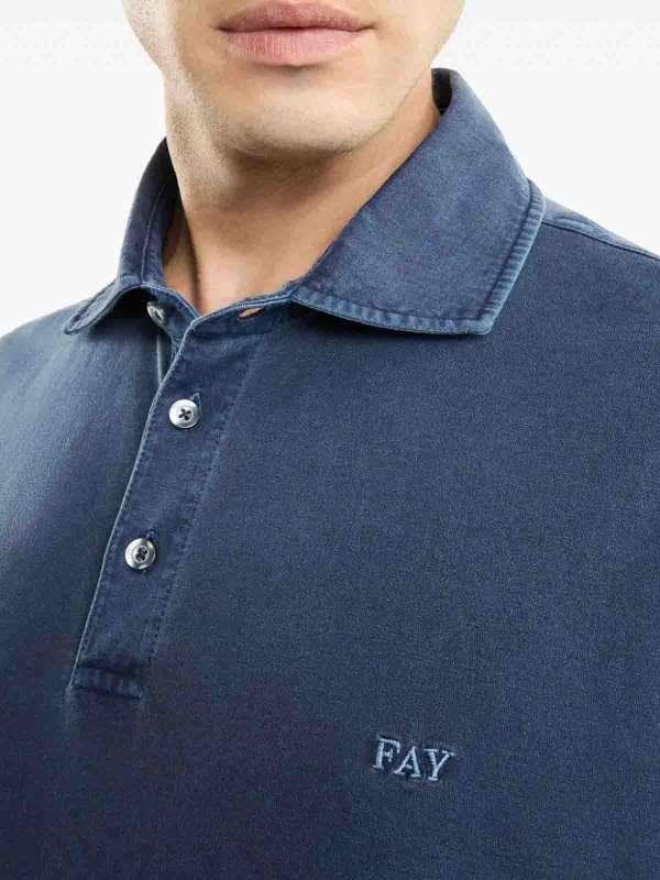 ポロシャツ - ブルー shop online: FAY