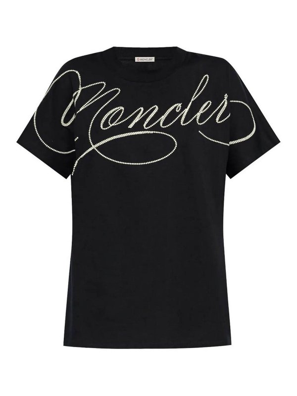 MONCLER: Camisetas - Camiseta - Negro