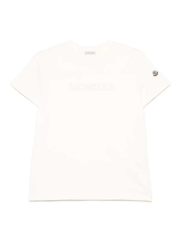 MONCLER: Camisetas - Camiseta - Blanco