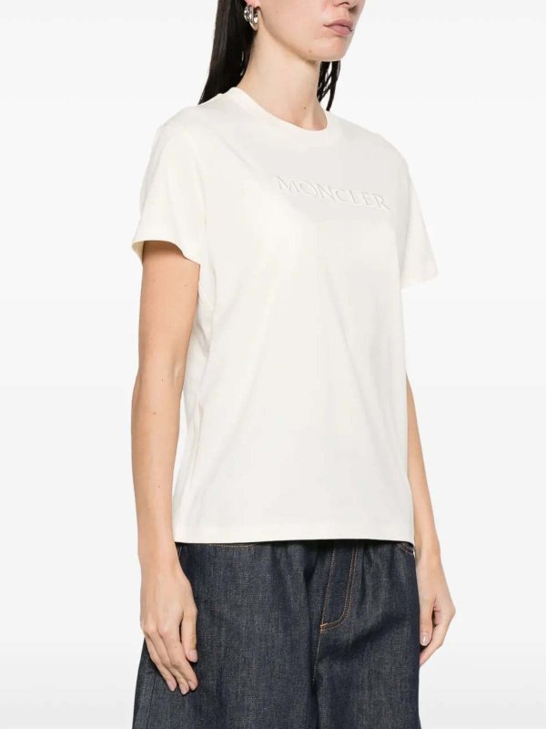 The Best Shops MONCLER: Camisetas - Camiseta - Blanco