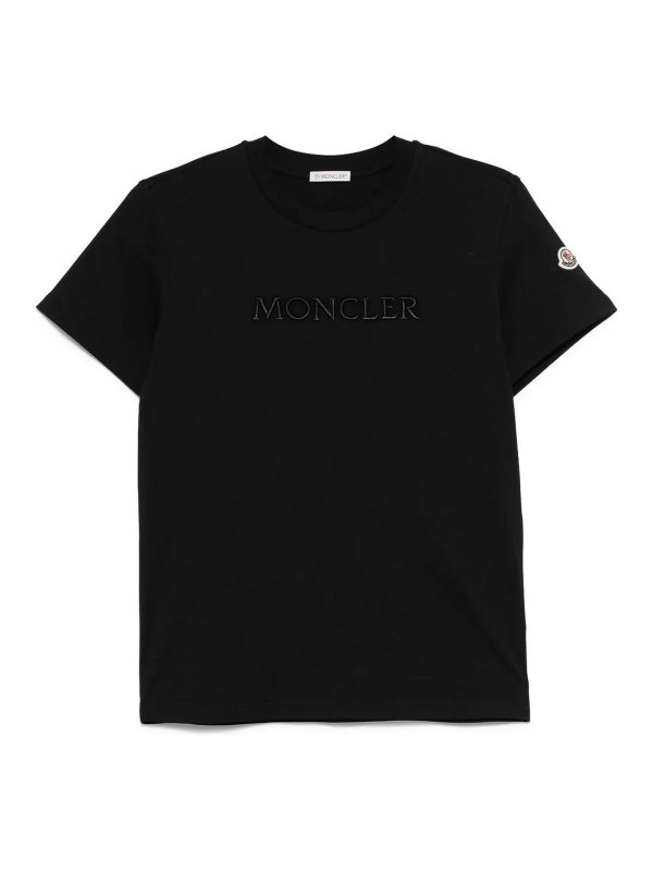 MONCLER: t-shirt - T-shirt SS Nero