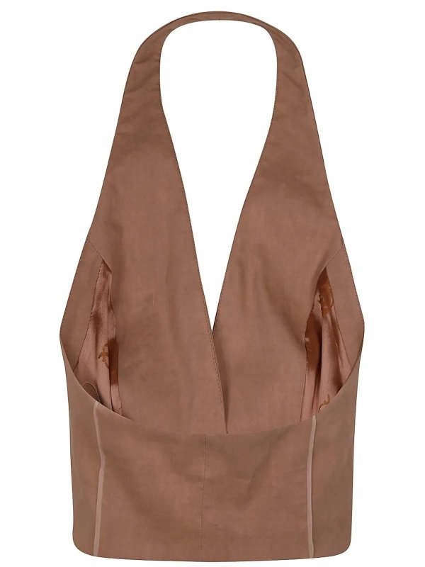 The Best Shops Pinko: ベスト＆チョッキ - ウェストコート/ジレ - ブラウン