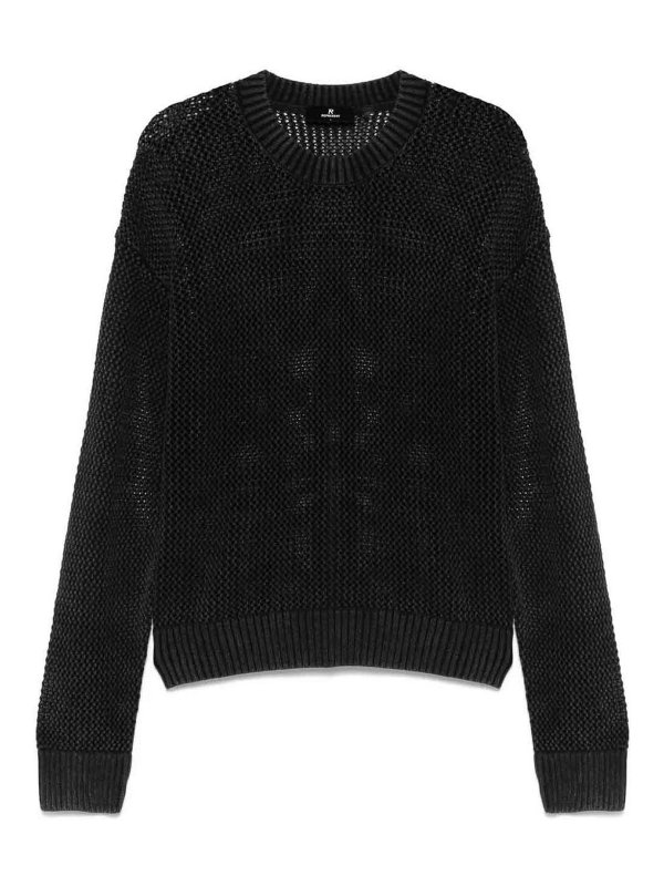 REPRESENT: Sweatshirts & Sweaters - Open Gauge Knit Sweater