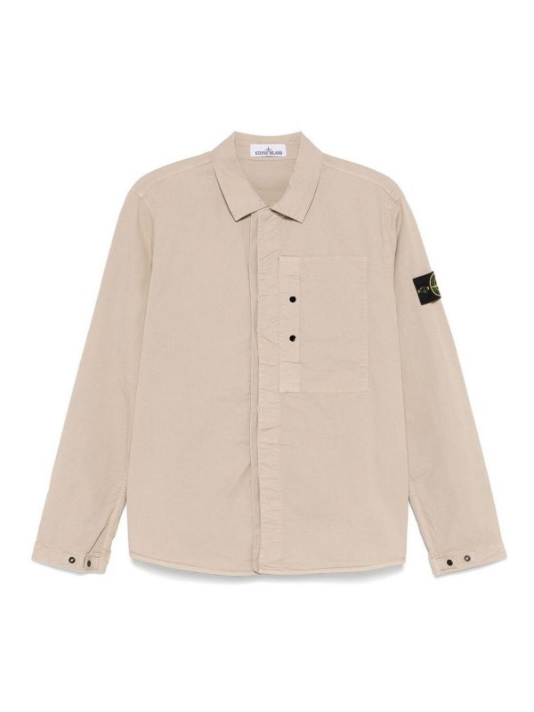 STONE ISLAND: Hemden - Hemd - Hellbeige