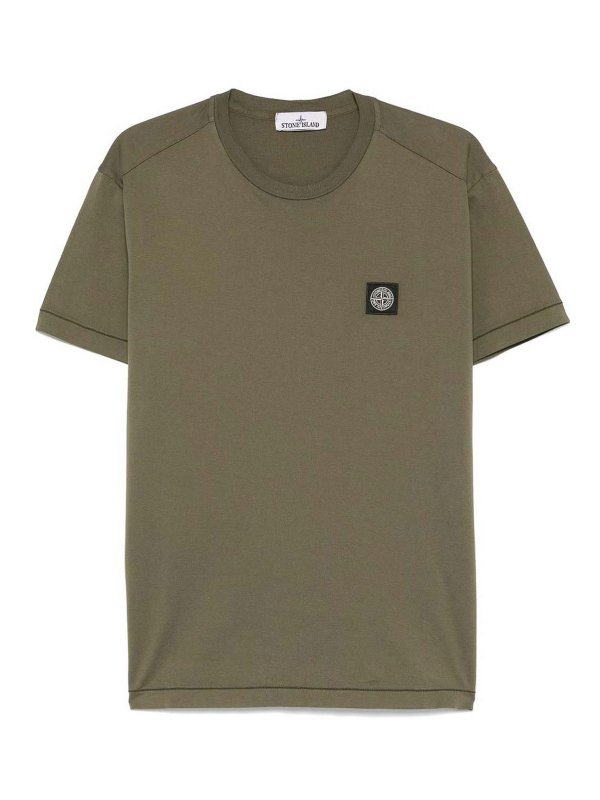 STONE ISLAND: Camisetas - Camiseta - Verde