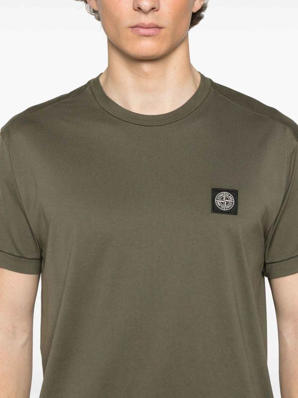 STONE ISLAND: Camisetas online - Camiseta - Verde