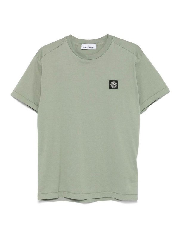 STONE ISLAND: Camisetas - Camiseta - Verde