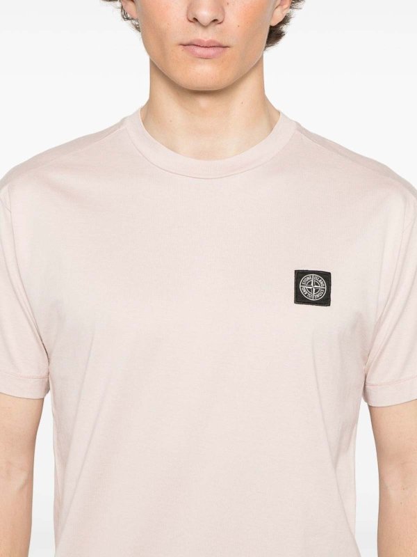 The Best Shops STONE ISLAND: T-shirts - T-Shirt - Rosa
