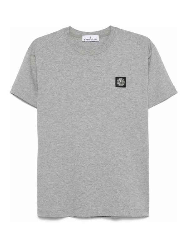 STONE ISLAND: Camisetas - Camiseta - Gris