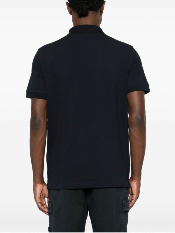 STONE ISLAND: polo shirts online - Polo m/short slim fit bleu
