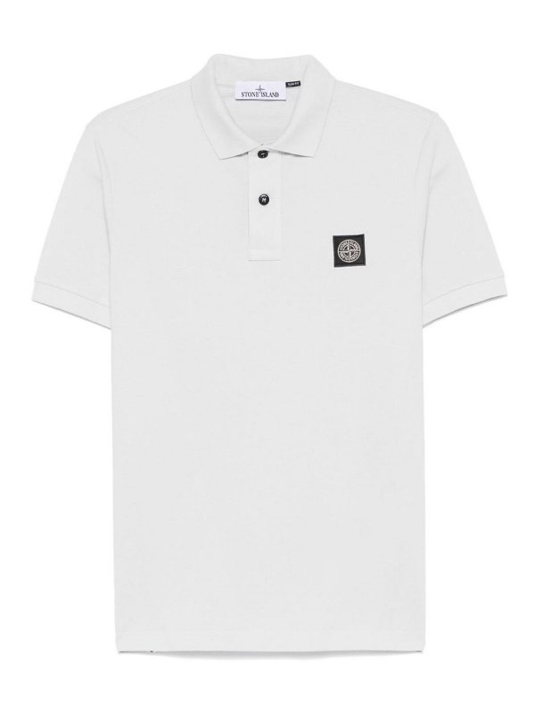 STONE ISLAND: Polos  - Polo - Bleu Clair