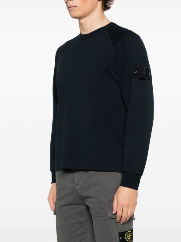 STONE ISLAND buy online Bleu Ghost sweatshirt