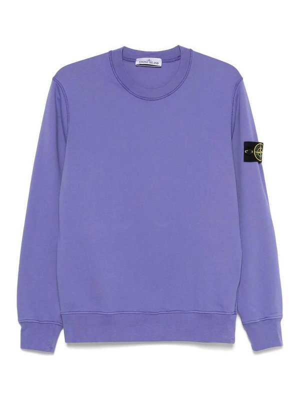 STONE ISLAND: スウェット＆セーター - スウェットシャツ/セーター - 紫