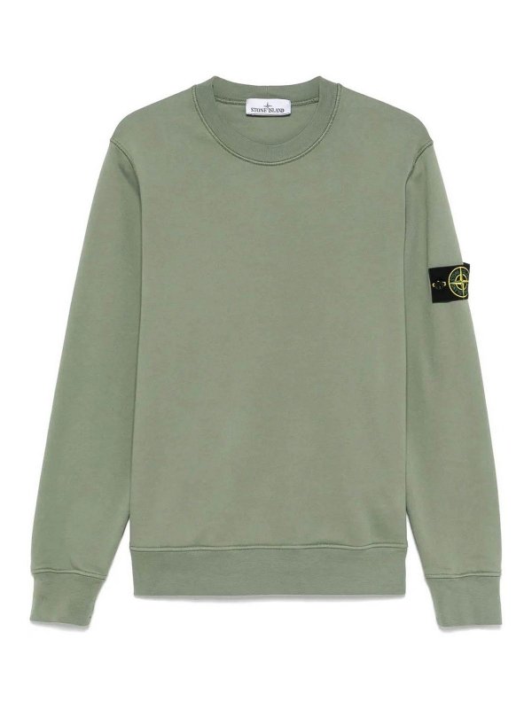 STONE ISLAND: スウェット＆セーター - スウェットシャツ/セーター - 緑