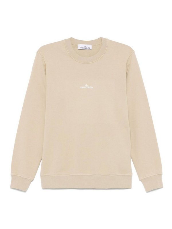 STONE ISLAND: Sweatshirts und Pullover - Sweatshirt - Hellbeige