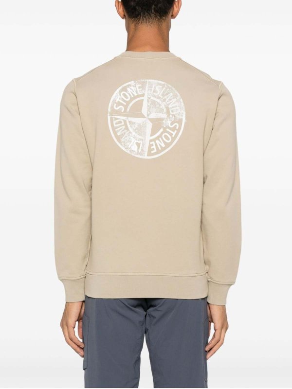 STONE ISLAND: Sweatshirts und Pullover online - Sweatshirt - Hellbeige